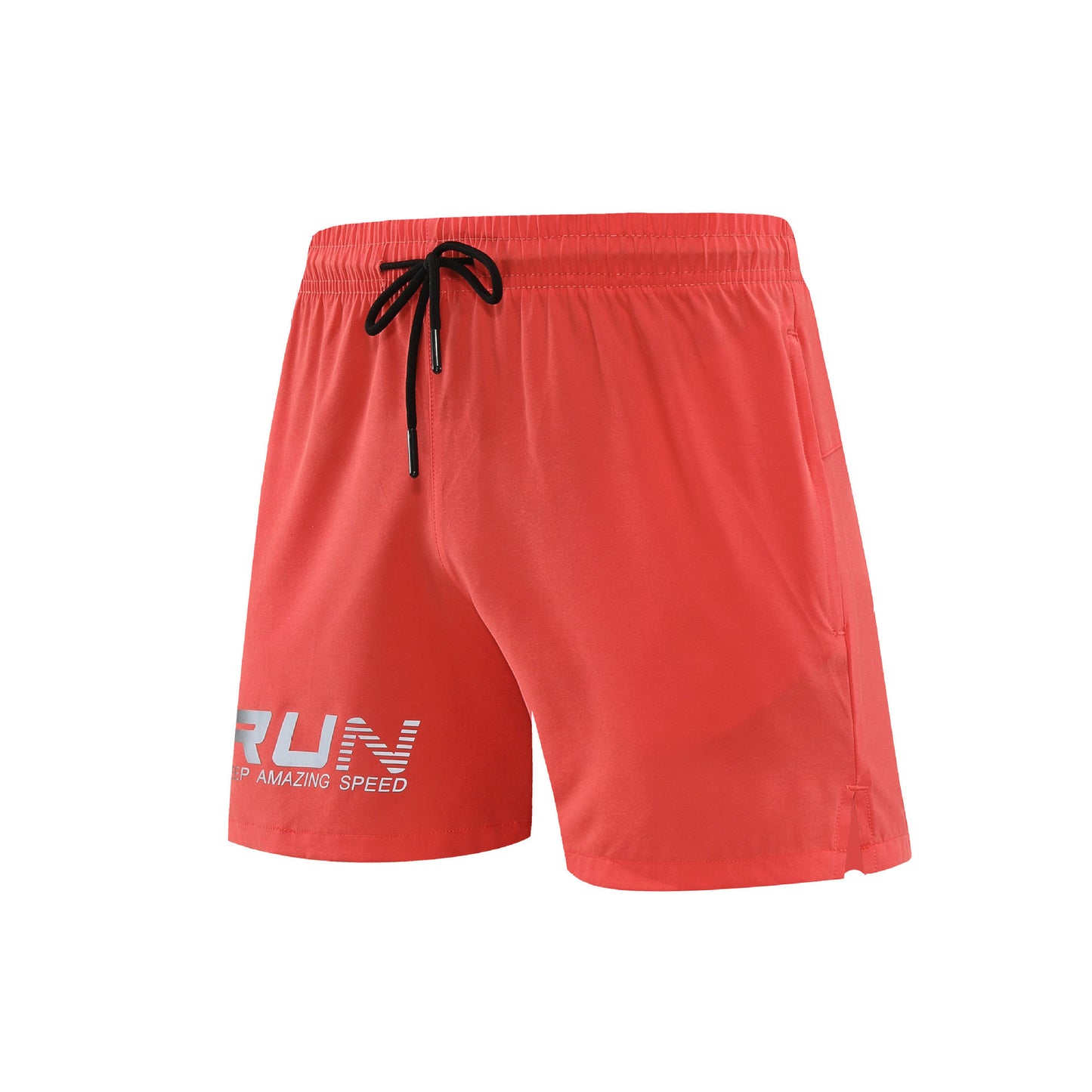 Spor Atletizm Erkek Hızlı Kuruyan Üç Noktalı Yansıtıcı Baskı Fitness Spor Eğitim Pantolonu