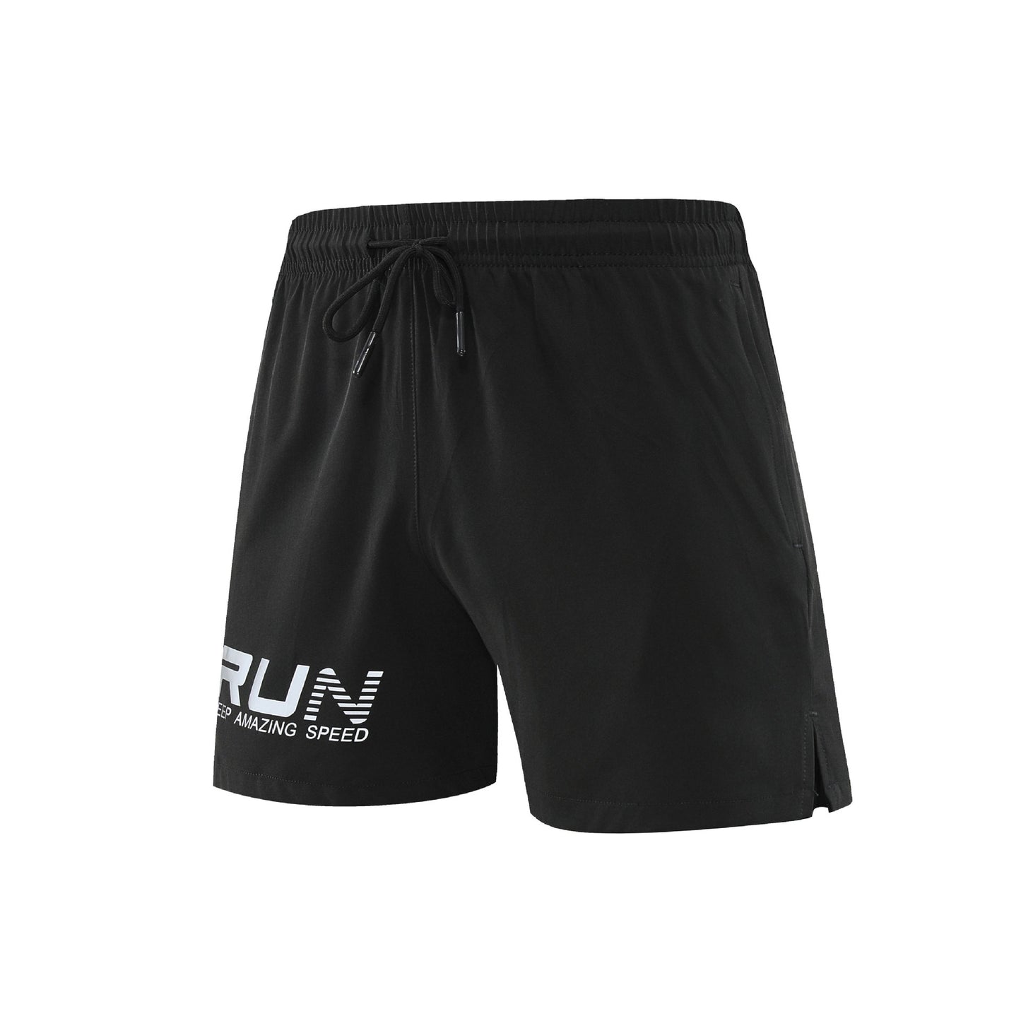 Spor Atletizm Erkek Hızlı Kuruyan Üç Noktalı Yansıtıcı Baskı Fitness Spor Eğitim Pantolonu