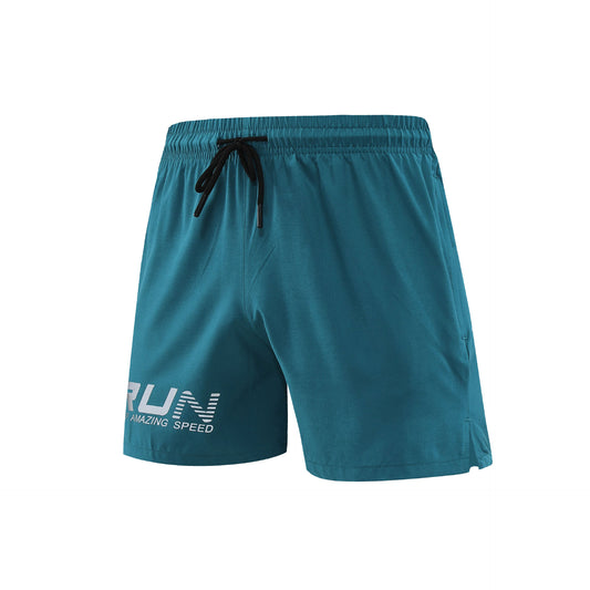 Spor Atletizm Erkek Hızlı Kuruyan Üç Noktalı Yansıtıcı Baskı Fitness Spor Eğitim Pantolonu